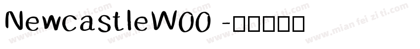 NewcastleW00 字体转换